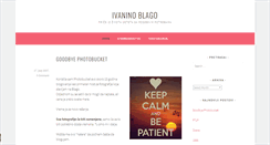 Desktop Screenshot of ivanino-blago.com